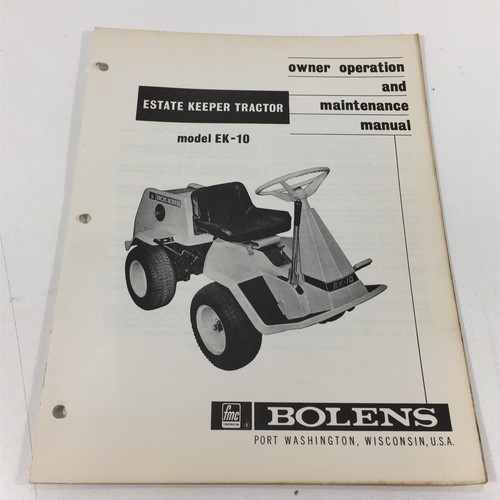 Bolens estate keeper tractor - bolens,