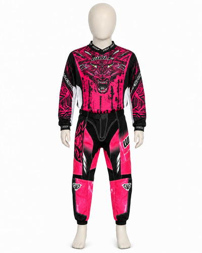 Kids motocross motorbike pink