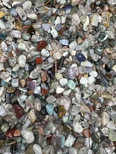 500g Mixed Crystal Chips Gemstone Tumble stone Gemstones (15 - 25mm) Job Lot