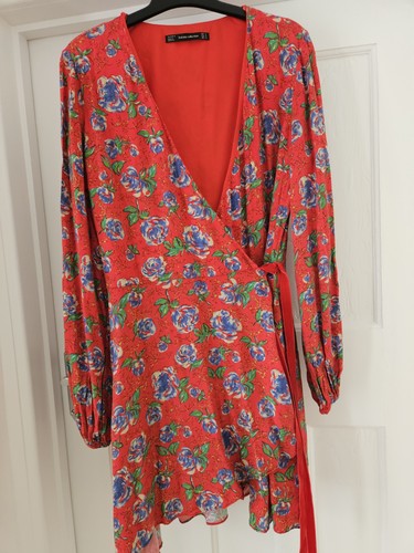 Zara red playsuit size - zara,