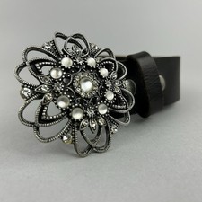 Vintage Black Leather Boho