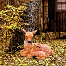 Mother Deer Decoration Outdoor