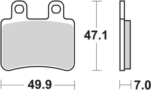Sbs brake pads - sbs, for