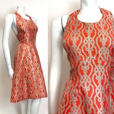 VINTAGE 60s 70s ORANGE GOLD