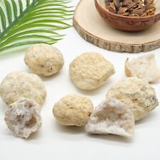 Large Unbroken Whole Quartz Geode Unopened Break Your Own Crystal 7-8cm x 1 pc