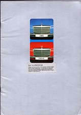 Mercedes-Benz 280 & 280E Saloon W114 1973-1976 UK Market Sales Brochure