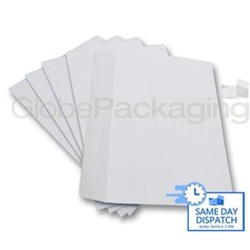 50 x C6/A6 PLAIN WHITE SELF