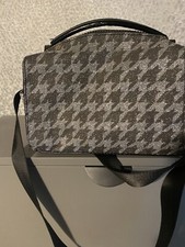 Silver & Black Dogtooth Bag