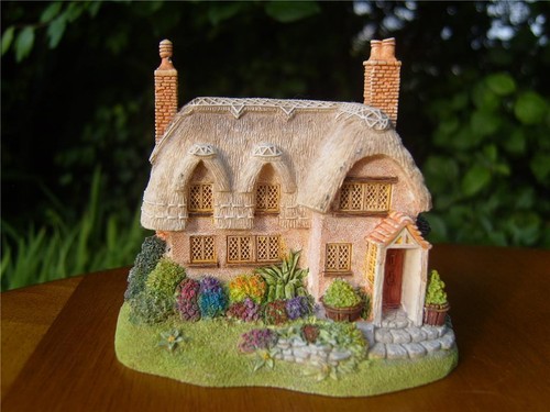 Old oak cottage ornament - oak, by