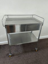 Vintage Stainless Steel Medical Trolley Bristol Maid