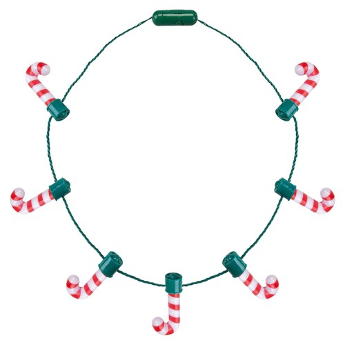Christmas necklace light - necklace, up