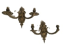 An Antique Pair of Gold Brass
