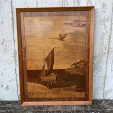 Vintage Inlaid Wooden