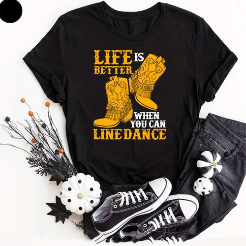 Line dancing womens shirt - dancing,