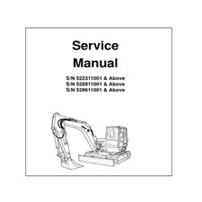 Service manual for Bobcat