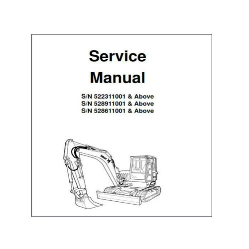 Service manual for bobcat - service,