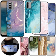 For Nokia G42 C32 C60 C12 G22 C02 HMD Silicone Gel Phone Cover Marble Print Case