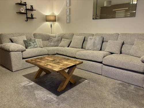 Scaffold board coffee table - scaffold,