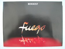 Renault Fuego 1981 UK brochure - 1.4 TL,1.6 TS,GTS,Auto, 2-litre TX, GTX.19 page