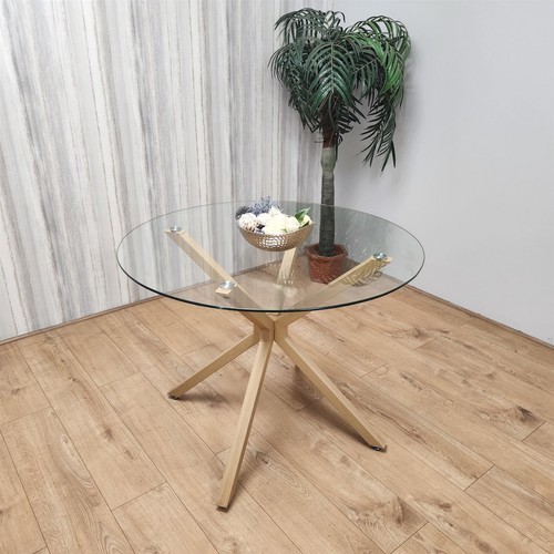 Round dining table - round,