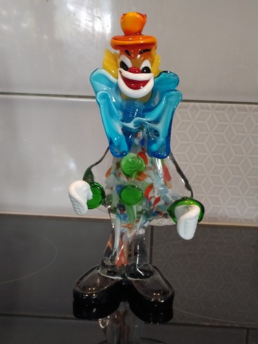Murano vintage clown approx - murano,