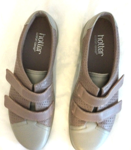 Shoes with touch fastening
