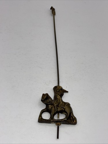Vintage brass rider - rider, pendulum