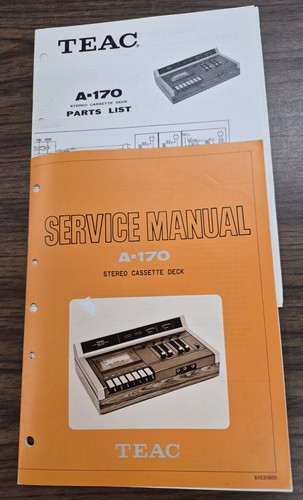 Teac 170 cassette service - a-170,