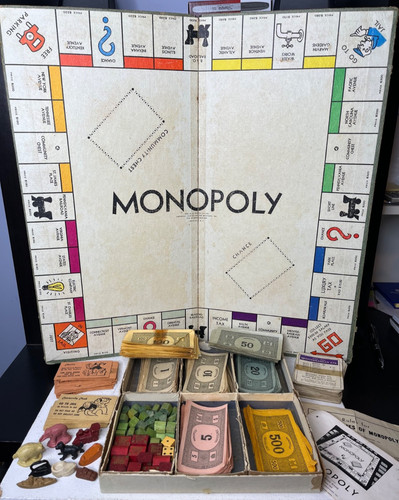 All original wwii era monopoly - all,