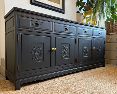 Refinished large solid wood - large,