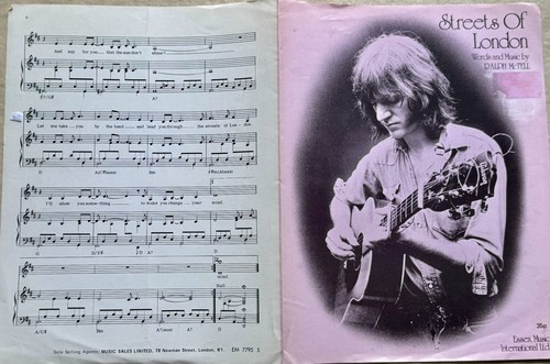 Sheet music streets of - sheet,
