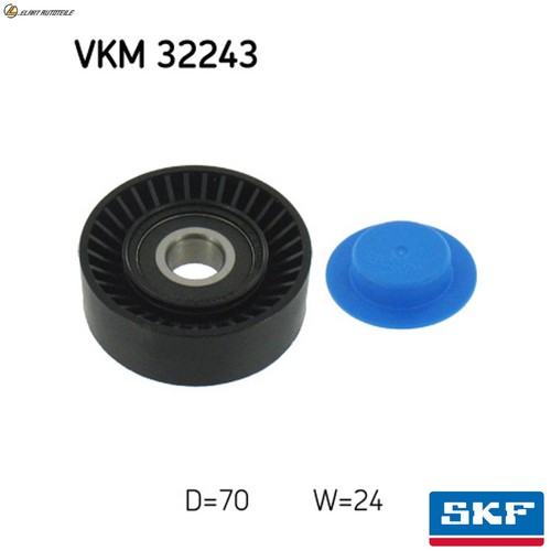 Idler guide pulley ribbed - guide,