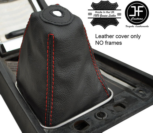 Red stitch real leather manual - red,