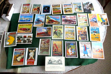 28 Postcards Railway theme