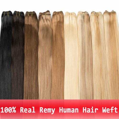 Double weave weft sewn hair - double,