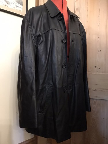 Genuine leather jacket mens - jacket,