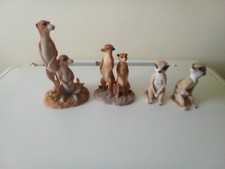 Meerkat ornaments. 4 ornaments.