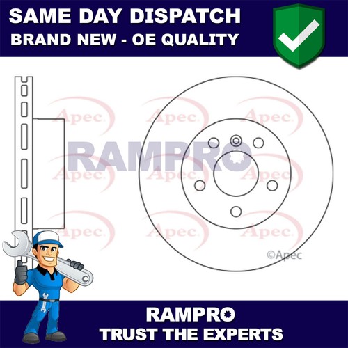 Rampro front brake disc - front,