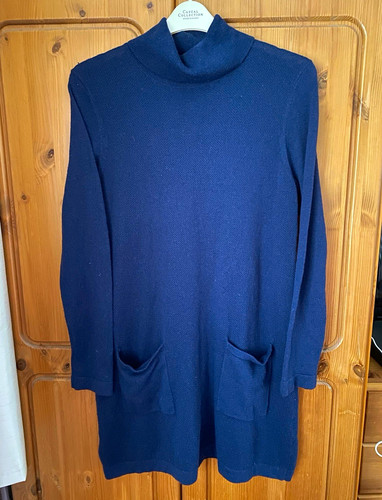 Joules womens navy knit cowl - joules,