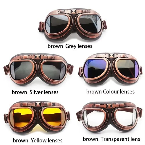 Vintage motorcycle goggles - motorcycle,