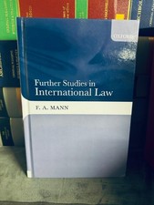 Further Studies In International Law By F.A.MANN