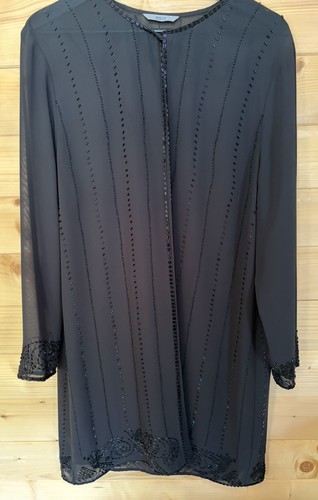 Chiffon organza black - chiffon,