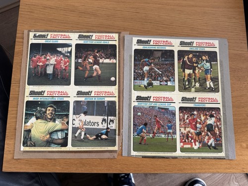 Shoot football fact card - fact, no