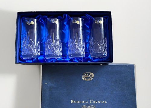 Vintage bohemia crystal cut - bohemia,