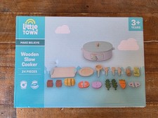 Aldi Little Town Wooden Slow Cooker Toy Brand New Unopened