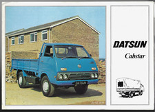 Datsun Nissan Cabstar Pick-Up & Chassis Cab 1978-81 UK Market Foldout Brochure