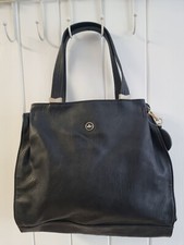 Nica Soft Black Leather Tote