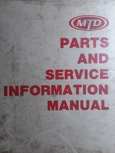 MTD 1st ed Major Overhaul