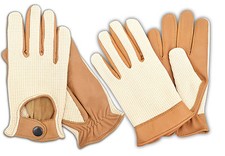 Leather Driving Gloves Chauffeur Style Fashion Vintage Motorbike Car Ridding