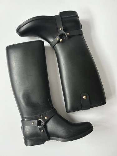 Red valentino black rubber - red,